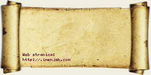 Mina Gojsović vizit kartica